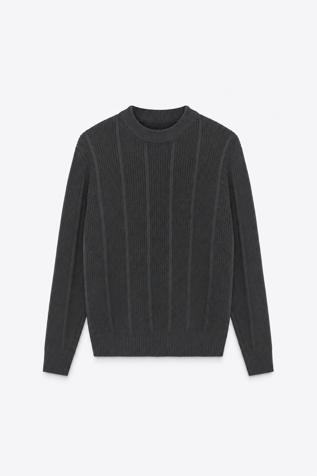 Ribbed Knitted Sweater